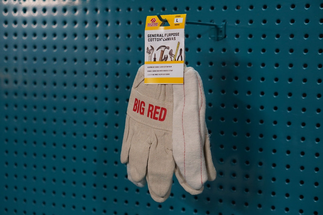 Big Red Cotton Gloves